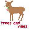 Trees and vines deer don't eat